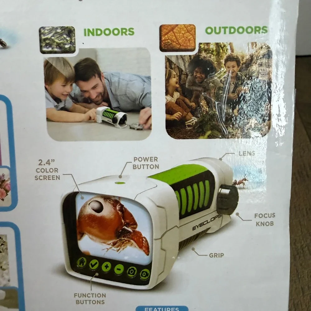 Eyeclops Digital Microscope 800x Magnification STEM Camera Jakks Pacific Kids